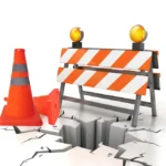 Lift Road Safety Road Cones with Warning Light Height: 30cm - Image 6