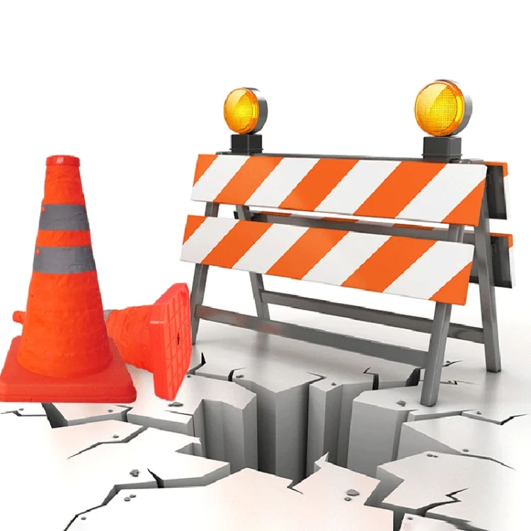 CRP2814_5.webp Lift Road Safety Road Cones with Warning Light Height: 30cm - Image 6