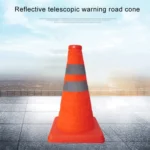 Lift Road Safety Road Cones with Warning Light Height: 30cm - Image 7