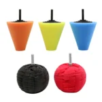 5 in 1 3 inch Car Polishing Disc Set Wheel Rim Polishing Waxing Sponge - Image 2