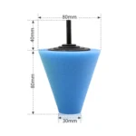 5 in 1 3 inch Car Polishing Disc Set Wheel Rim Polishing Waxing Sponge - Image 3