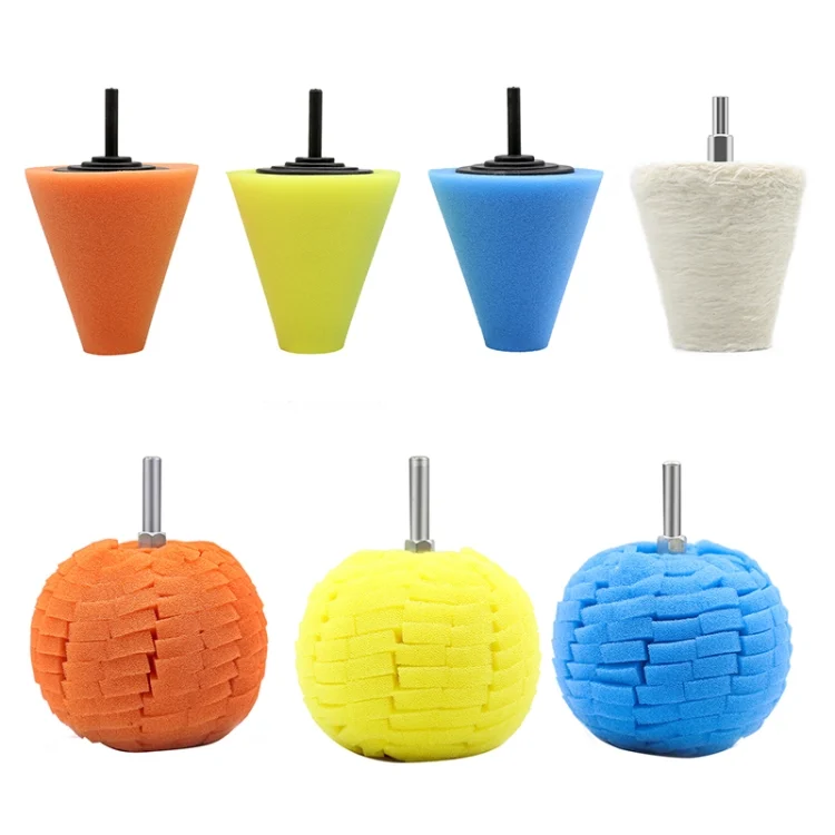 CRP2829_1.webp 7 in 1 3 inch Car Polishing Disc Set Wheel Rim Polishing Waxing Sponge - Image 2