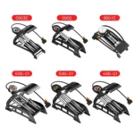 0905 Car / Motorcycle / Bicycle Portable Thicker Single Pipe Inflatable Cylinder Pedal Air Pump - Image 9