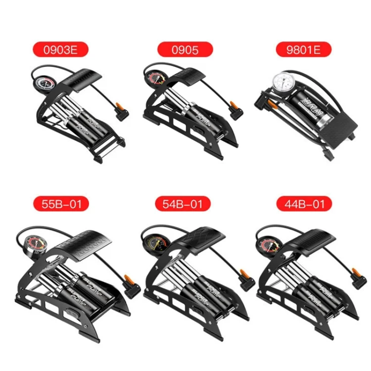 CRP28372_8.webp 0905 Car / Motorcycle / Bicycle Portable Thicker Single Pipe Inflatable Cylinder Pedal Air Pump - Image 9