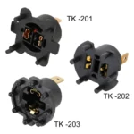 TK-202 1 Pair H7 Tail Lamp Holder for Mazda - Image 5