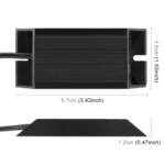 2 PCS 1156 / BAU15S DC12V 50W 6 Ohms Turn Signal / Reversing Light / Brake Light Split Dual Resistance Decoder - Image 4