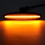 2 PCS DC12V / 5W Car LED Dynamic Blinker Side Lights Flowing Water Turn Signal Light for Lexus, Amber Light - Image 6