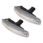 2 PCS DC12V / 3W Car LED Dynamic Blinker Side Lights Flowing Water Turn Signal Light for Land Rover, Amber Light - Image 2