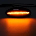 2 PCS DC12V / 3W Car LED Dynamic Blinker Side Lights Flowing Water Turn Signal Light for Nissan, Amber Light - Image 5