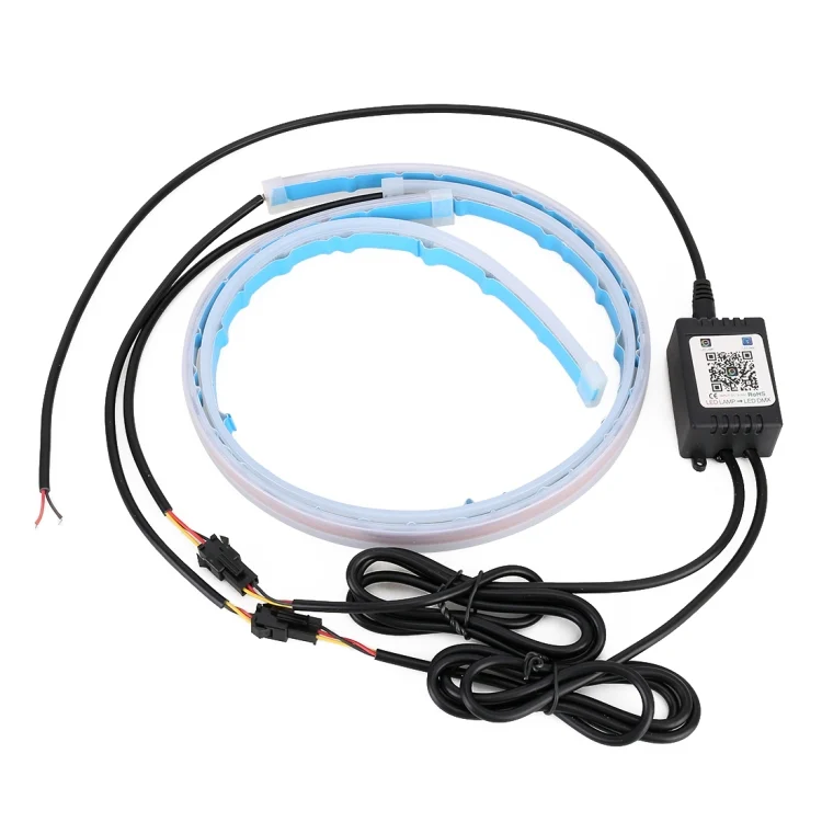 CRP2981_1.webp 60cm DC12V 7.4W Car Colorful Daytime Running Lights APP Control - Image 2
