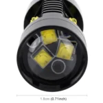 2 PCS 9005 / 9006 DC12V 4.3W 6000K 500LM Car Fog Lights with 12LEDs SMD-2525 - Image 5