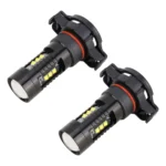 2 PCS H16 DC12V 4.3W 6000K 500LM Car Fog Lights with 12LEDs SMD-2525 - Image 2