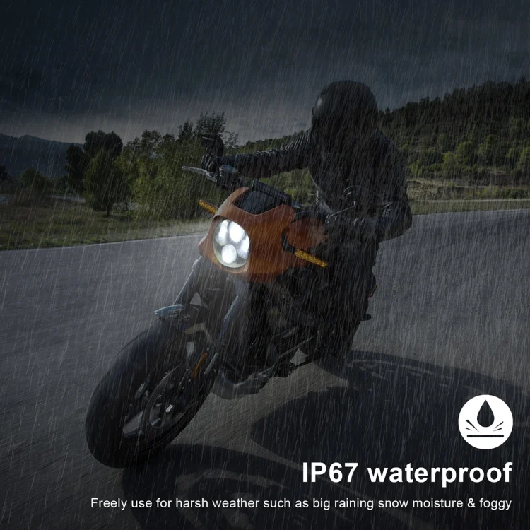 CRP3001_8.webp EagleVision DC9-30V 35W 6000K 4000LM 5.75 inch Round Motorcycle LED Headlight with Angel Eye for Harley-Davidson - Image 9