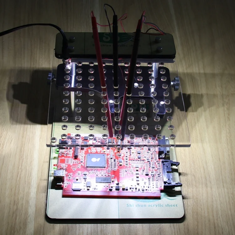 CRP3127_7.webp Car LED BDM Frame Holder BDM ECU Brush Test Stand with 4 Probe Pens - Image 8