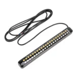 155mm DC12-24V / 2.2W Motorcycle LED Dynamic Blinker Side Lights Flowing Water Brake Lamp Turn Signal Light, Cable Length: 1m - Image 2