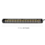 155mm DC12-24V / 2.2W Motorcycle LED Dynamic Blinker Side Lights Flowing Water Brake Lamp Turn Signal Light, Cable Length: 1m - Image 3