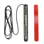 155mm DC12-24V / 2.2W Motorcycle LED Dynamic Blinker Side Lights Flowing Water Brake Lamp Turn Signal Light, Cable Length: 1m - Image 6