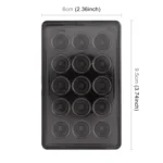 DC12V 1W Car Square Highlight Brake Lights Reversing Light with 15LEDs SMD-3528 - Image 9