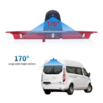 PZ466 Car Waterproof 170 Degree Brake Light View Camera for Ford Transit 2014-2015 - Image 7