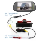 PZ467 Car Waterproof 170 Degree Brake Light View Camera + 7 inch Rearview Monitor for Chevrolet - Image 7