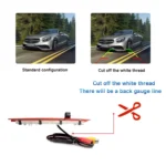 PZ468 Car Waterproof 170 Degree Brake Light View Camera for Mercedes-Benz Vito 2016 - Image 9