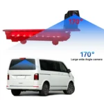 PZ470 Car Waterproof 170 Degree Brake Light View Camera + 7 inch Rearview Monitor for Volkswagen T5 / T6 2010-2017 - Image 6