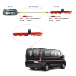 PZ471 Car Waterproof 170 Degree Brake Light View Camera + 7 inch Rearview Monitor for Citroen / Peugeot / Toyota - Image 9