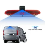 PZ472 Car Waterproof 170 Degree Brake Light View Camera + 7 inch Rearview Monitor for Fiat / Opel - Image 6