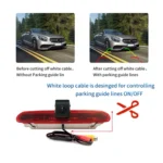 PZ472 Car Waterproof 170 Degree Brake Light View Camera + 7 inch Rearview Monitor for Fiat / Opel - Image 10