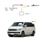 PZ473 Car Waterproof 170 Degree Brake Light View Camera for Volkswagen T6 Single Door - Image 7