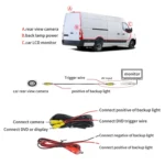 PZ475 Car Waterproof 170 Degree Brake Light View Camera for Volkswagen Crafter - Image 8