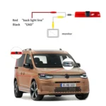 PZ476 Car Waterproof 170 Degree Brake Light View Camera + 7 inch Rearview Monitor for Volkswagen Caddy 2013-2015 - Image 8