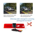 PZ476 Car Waterproof 170 Degree Brake Light View Camera + 7 inch Rearview Monitor for Volkswagen Caddy 2013-2015 - Image 10