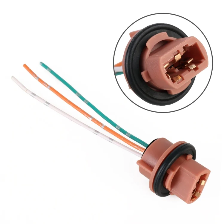 CRP3449.webp 2 PCS 7443B Bulb Holder Base Female Socket with Cable - Image 1