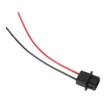 2 PCS H16B Bulb Holder Base Male Socket with Cable - Image 2