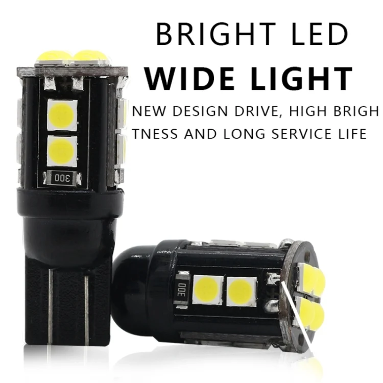 CRP3515_1.webp 10 PCS T10/168/194 DC12V / 1W / 6000K / 60LM Car Decoding Clearance Lights with 12LEDs SMD-3030 Lamp Beads - Image 2