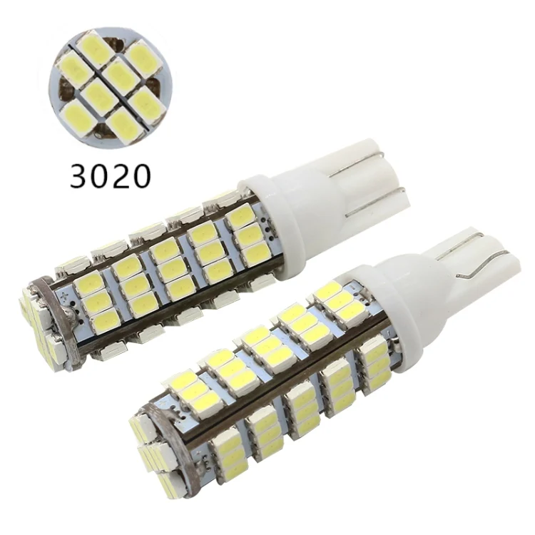 CRP3516_2.webp 10 PCS T10 DC12V / 1.5W / 6500K / 75LM Car Clearance Lights Reading Lamp with 68LEDs SMD-3020 Lamp Beads - Image 3