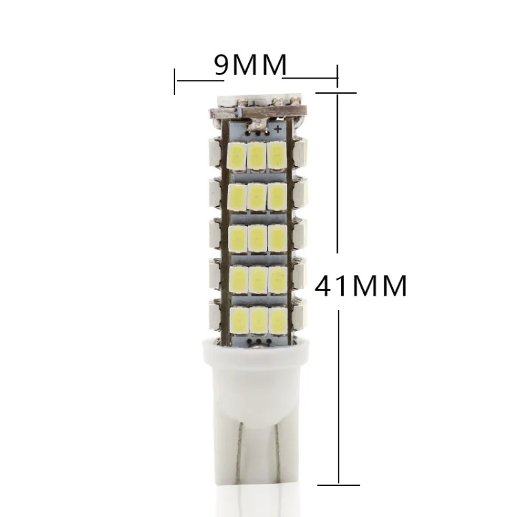 CRP3516_4.webp 10 PCS T10 DC12V / 1.5W / 6500K / 75LM Car Clearance Lights Reading Lamp with 68LEDs SMD-3020 Lamp Beads - Image 5