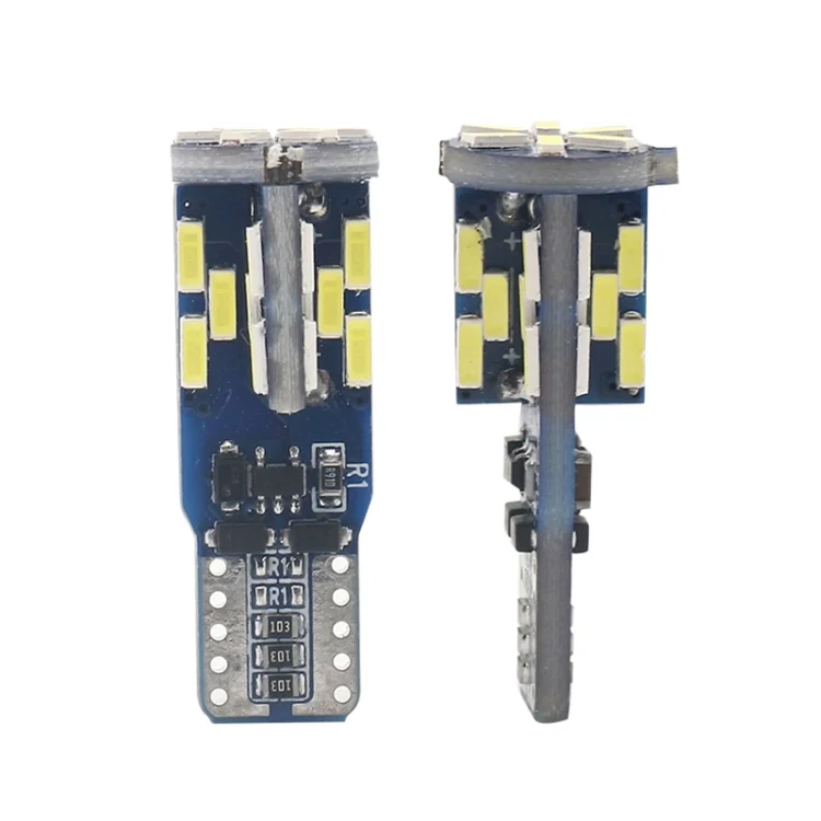 CRP3517_2.webp 10 PCS T10 DC12V / 3W / 6000K / 180LM Car Canbus Decoding LED Clearance Lights with 30LEDs SMD-4041 Lamp Beads - Image 3