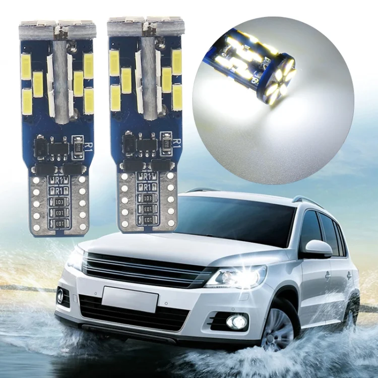 CRP3517_6.webp 10 PCS T10 DC12V / 3W / 6000K / 180LM Car Canbus Decoding LED Clearance Lights with 30LEDs SMD-4041 Lamp Beads - Image 7