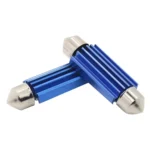 2pcs 39mm DC12-24V / 1W / 6000K / 60LM 15LEDs SMD Car Reading Lamp Dome Light - Image 4