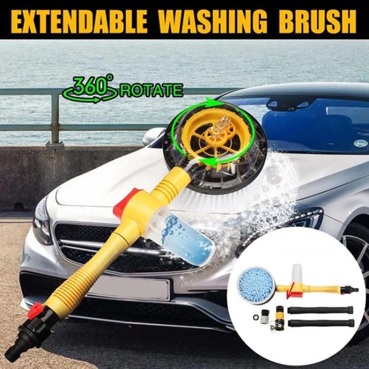 CRP3529_11.webp Car Cleaning Tools Chenille Automatic Rotating Car Wash Brush, Style: Single Water Brush - Image 12