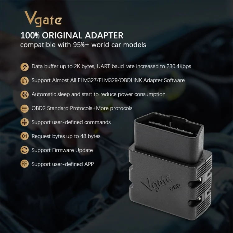CRP3545_7.webp Vgate VLINKER MC+ V2.2 Bluetooth 4.0 Car OBD Fault Diagnosis Detector - Image 8
