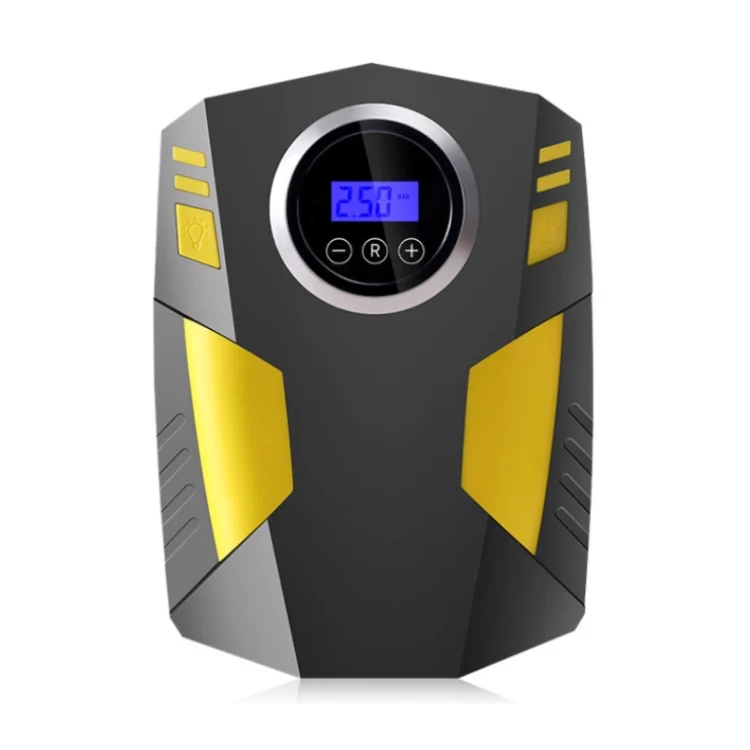 CRP3551_1.webp Car 12V Portable Inflatable Cylinder Pedal Digital Display Air Pump with Light - Image 2
