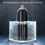 Car 12V Portable Inflatable Cylinder Pedal Digital Display Air Pump with Light - Image 5