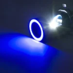 H4 DC12-80V / 20W / 6000K / 2000LM Motorcycle Headlight with Angel Eyes - Image 7