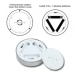 R-1633 4.5V / 0.3W 4LEDs Car Indoor Dome Light LED Touch Night Light - Image 5
