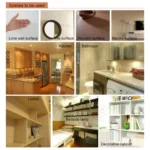R-1633 4.5V / 0.3W 4LEDs Car Indoor Dome Light LED Touch Night Light - Image 7