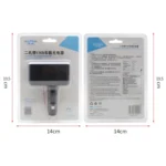 SHUNWEI SD-1909 80W 0.8A Car 2 in 1 USB Charger 90 Degree Free Rotation Cigarette Lighter - Image 7