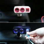 SHUNWEI SD-1918 80W 3.1A Car 2 in 1 Dual USB Charger - Image 11